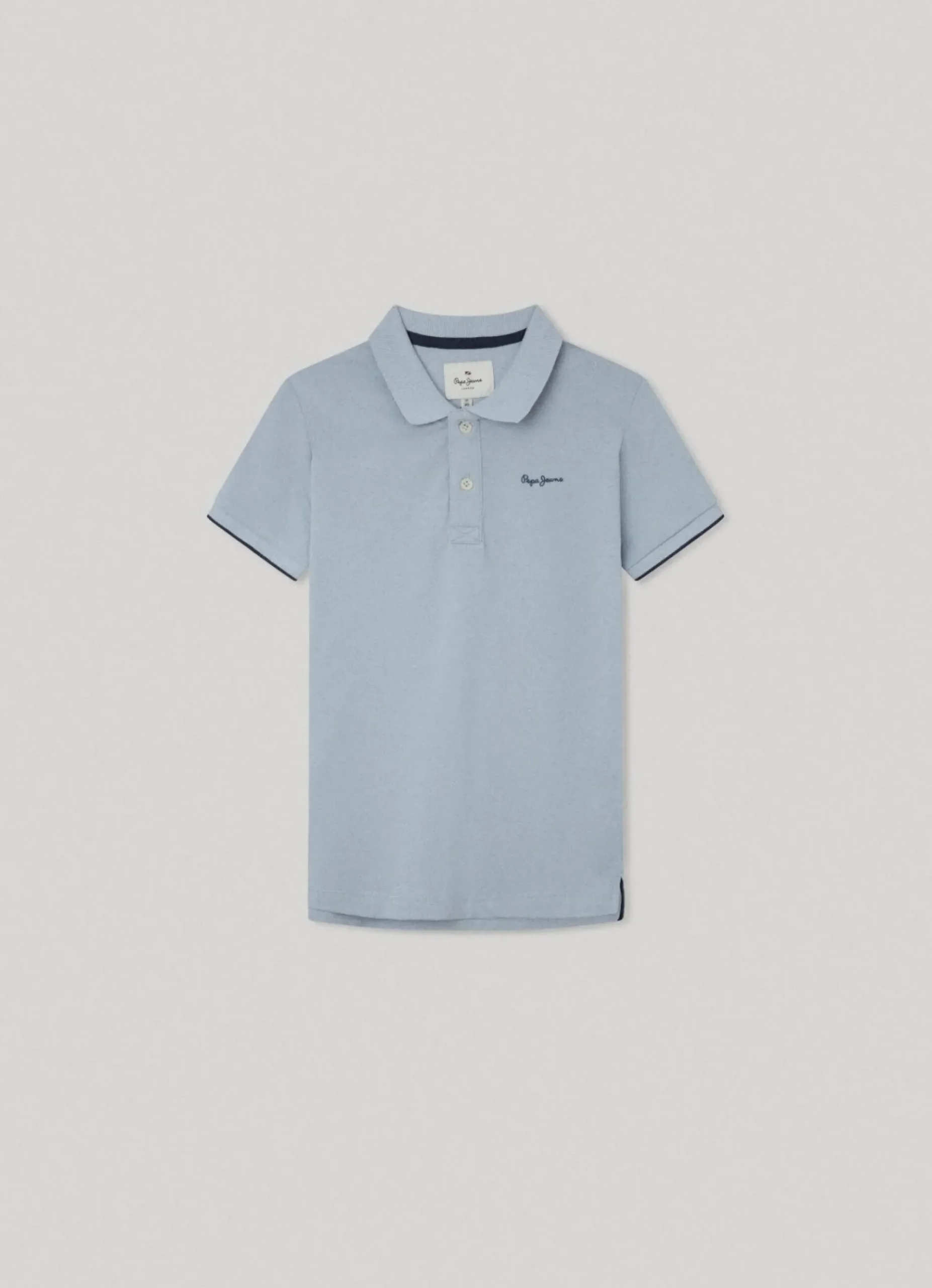 Rapaz Pepe Jeans Polos E Camisas>Polo Piquet De Algodao Logo Bordado