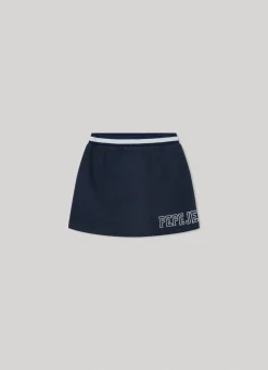 Rapariga Pepe Jeans Vestidos E Saias>Saia Com Elastico Na Cintura