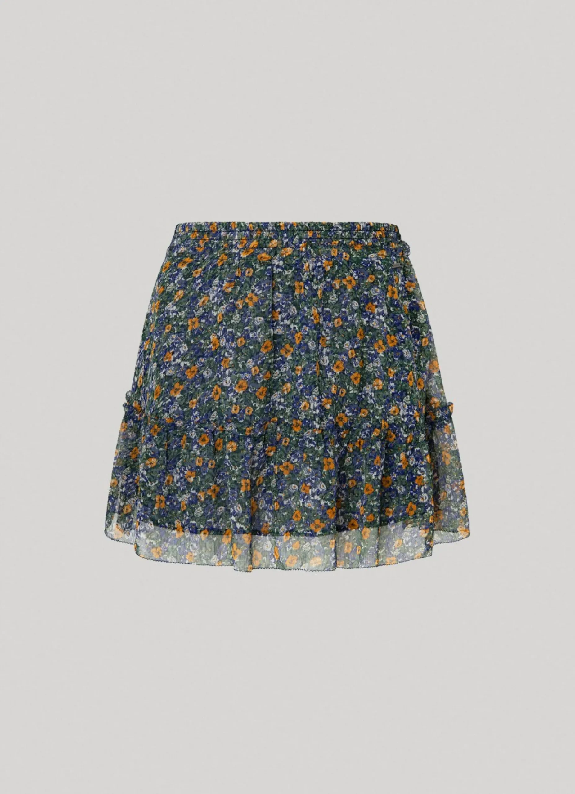 Mulher Pepe Jeans Saias E Calções>Saia De Chiffon Padrao Floral