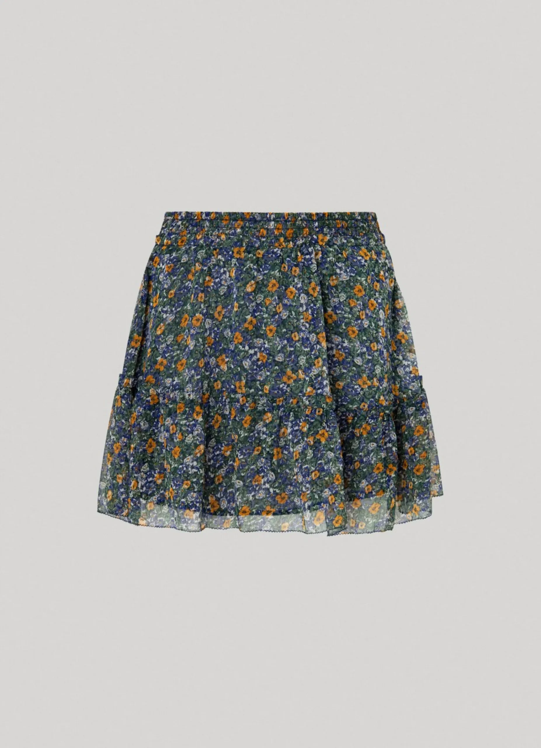 Mulher Pepe Jeans Saias E Calções>Saia De Chiffon Padrao Floral