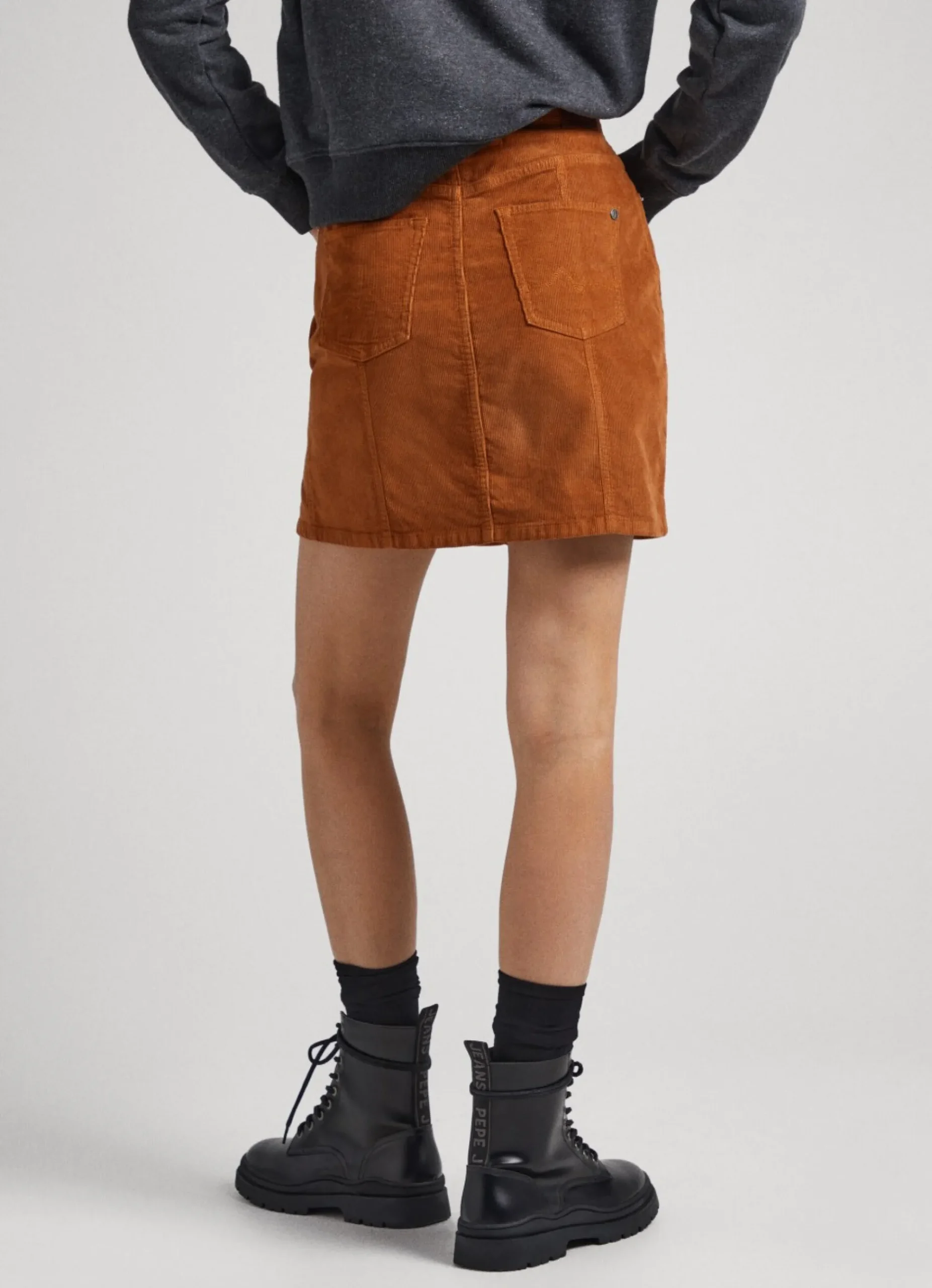 Mulher Pepe Jeans Saias E Calções>Saia De Veludo 5 Bolsos