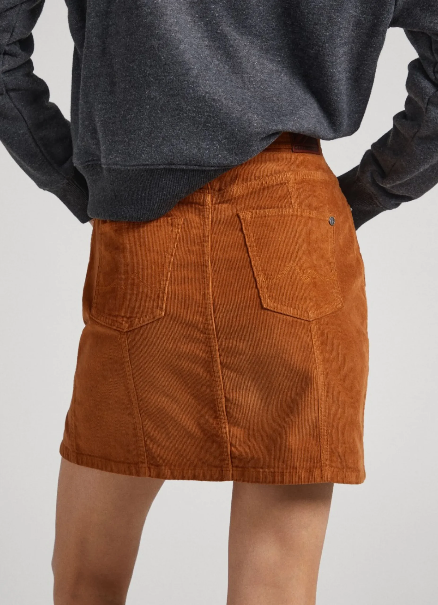 Mulher Pepe Jeans Saias E Calções>Saia De Veludo 5 Bolsos