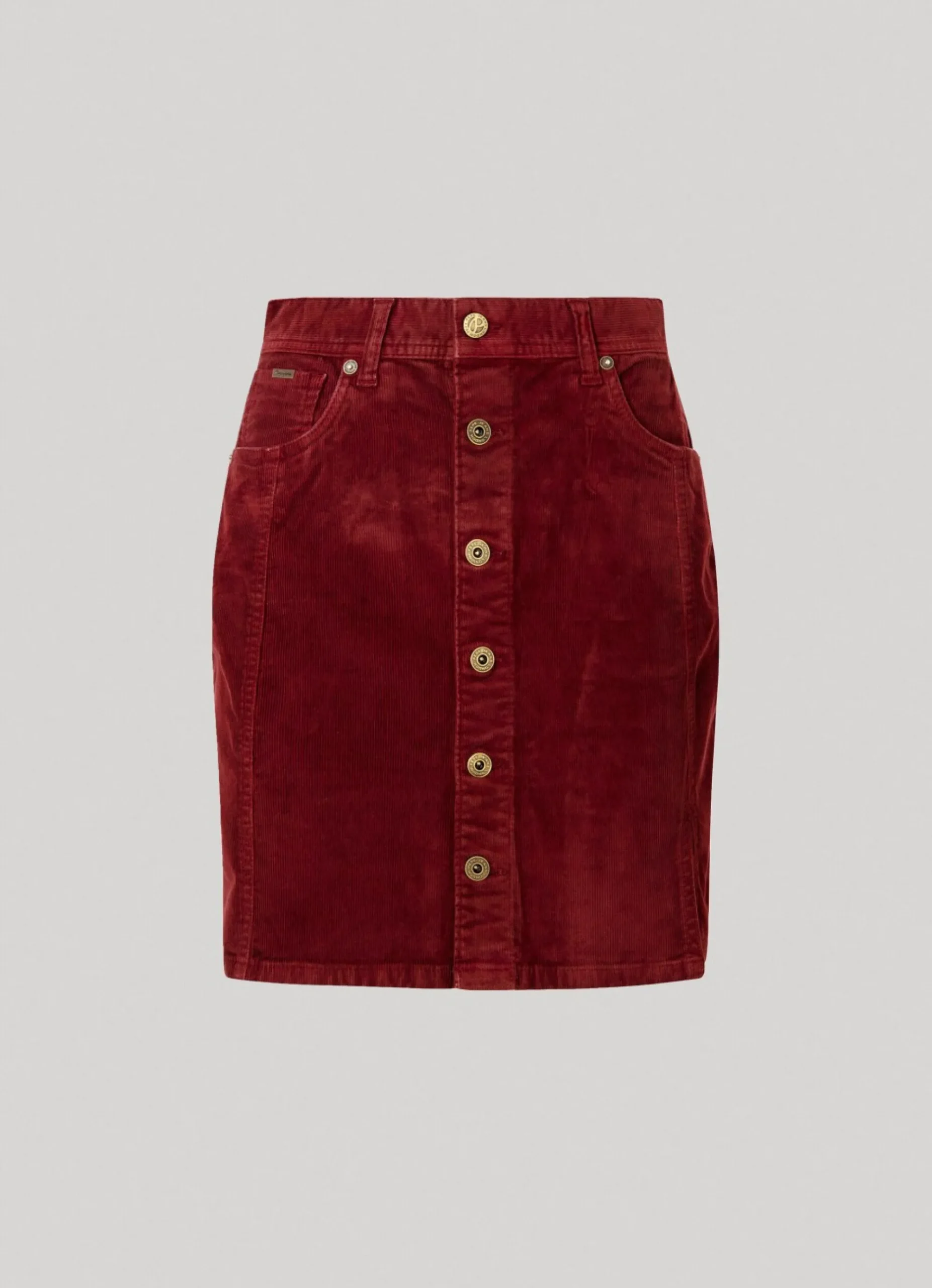 Mulher Pepe Jeans Saias E Calções>Saia De Veludo 5 Bolsos