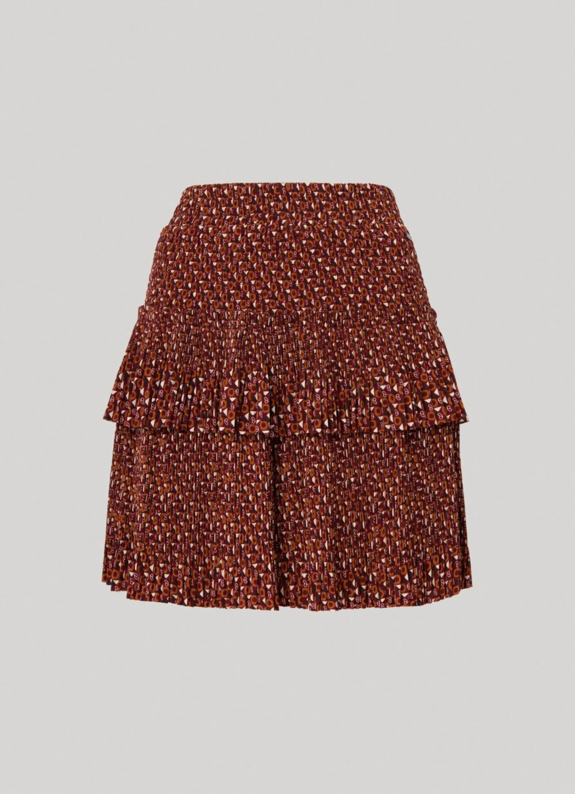 Mulher Pepe Jeans Saias E Calções>Saia Padrao Geometrico