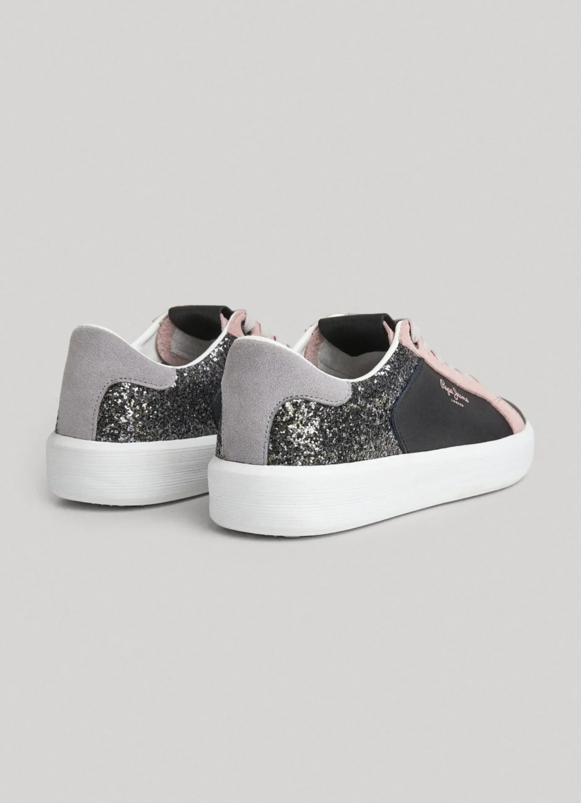 Mulher Pepe Jeans Sapatilhas>Sapatilhas Couro Dobbie Mix