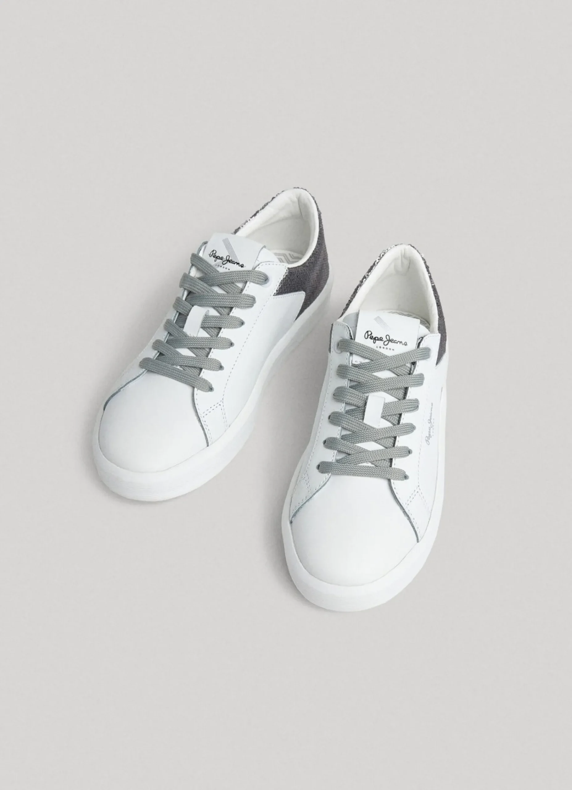 Mulher Pepe Jeans Sapatilhas>Sapatilhas Couro Dobbie Part