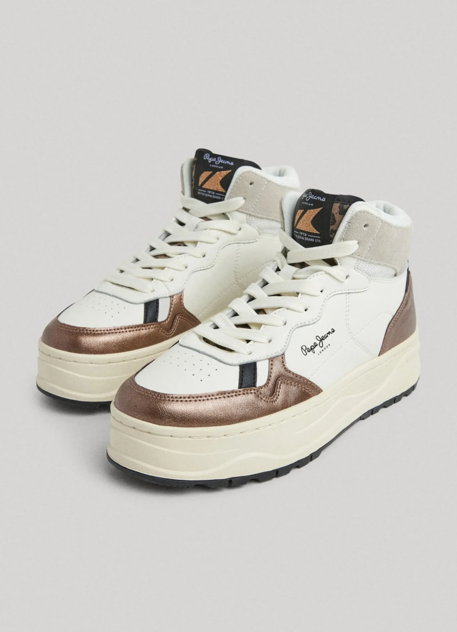 Mulher Pepe Jeans Sapatilhas>Sapatilhas Couro Kore Basket