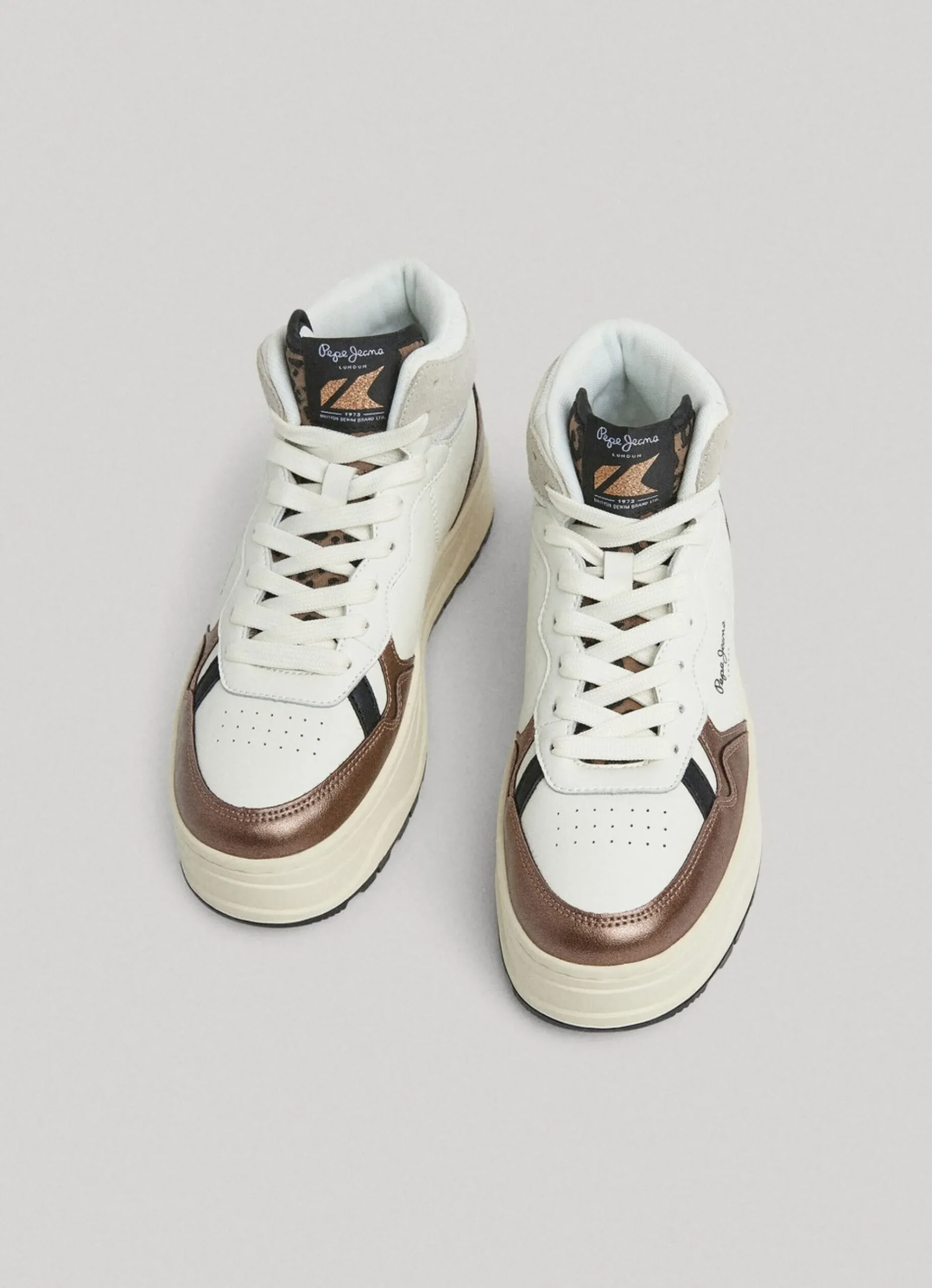 Mulher Pepe Jeans Sapatilhas>Sapatilhas Couro Kore Basket