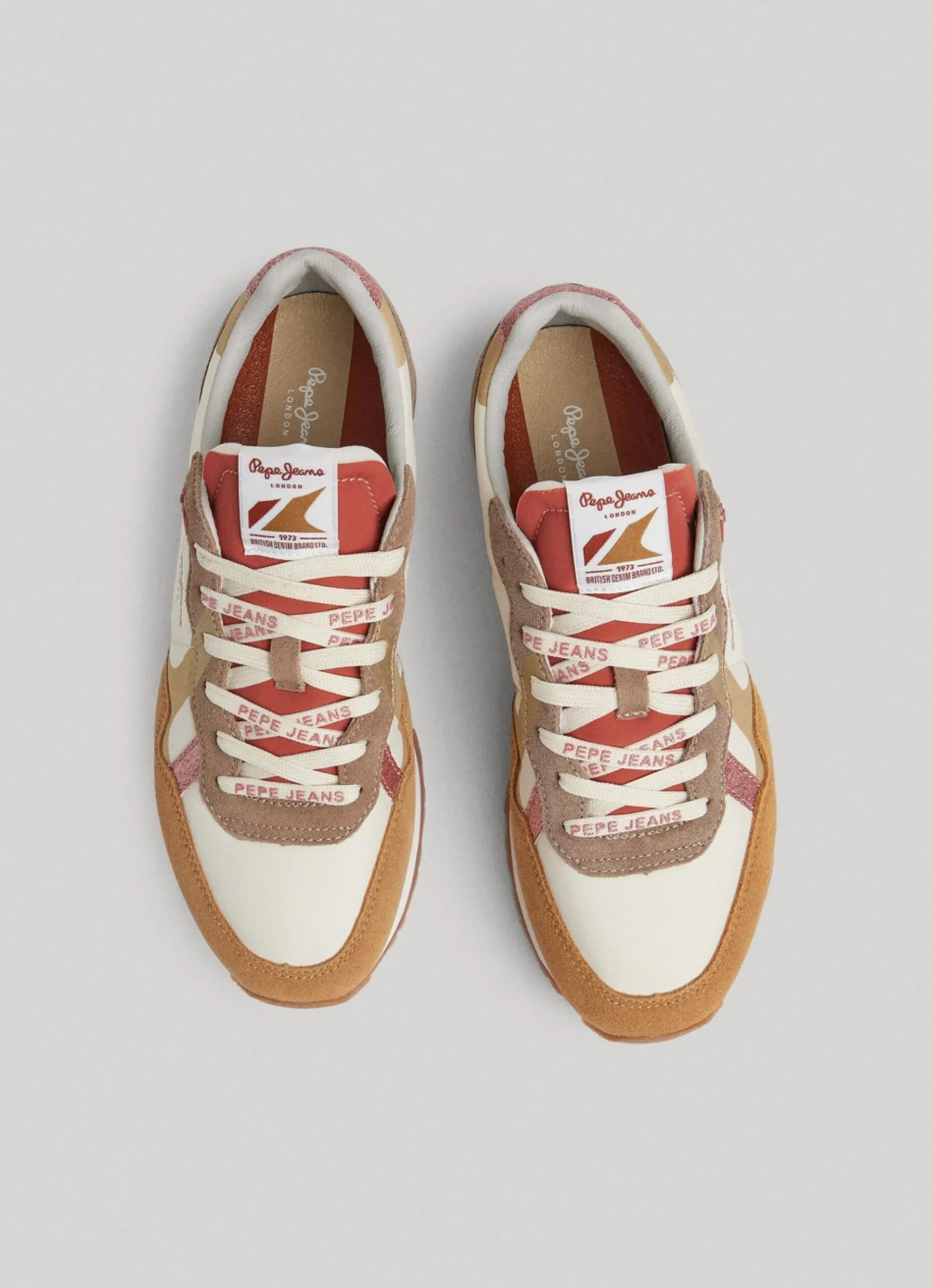 Mulher Pepe Jeans Sapatilhas>Sapatilhas Running Brit Print Lux
