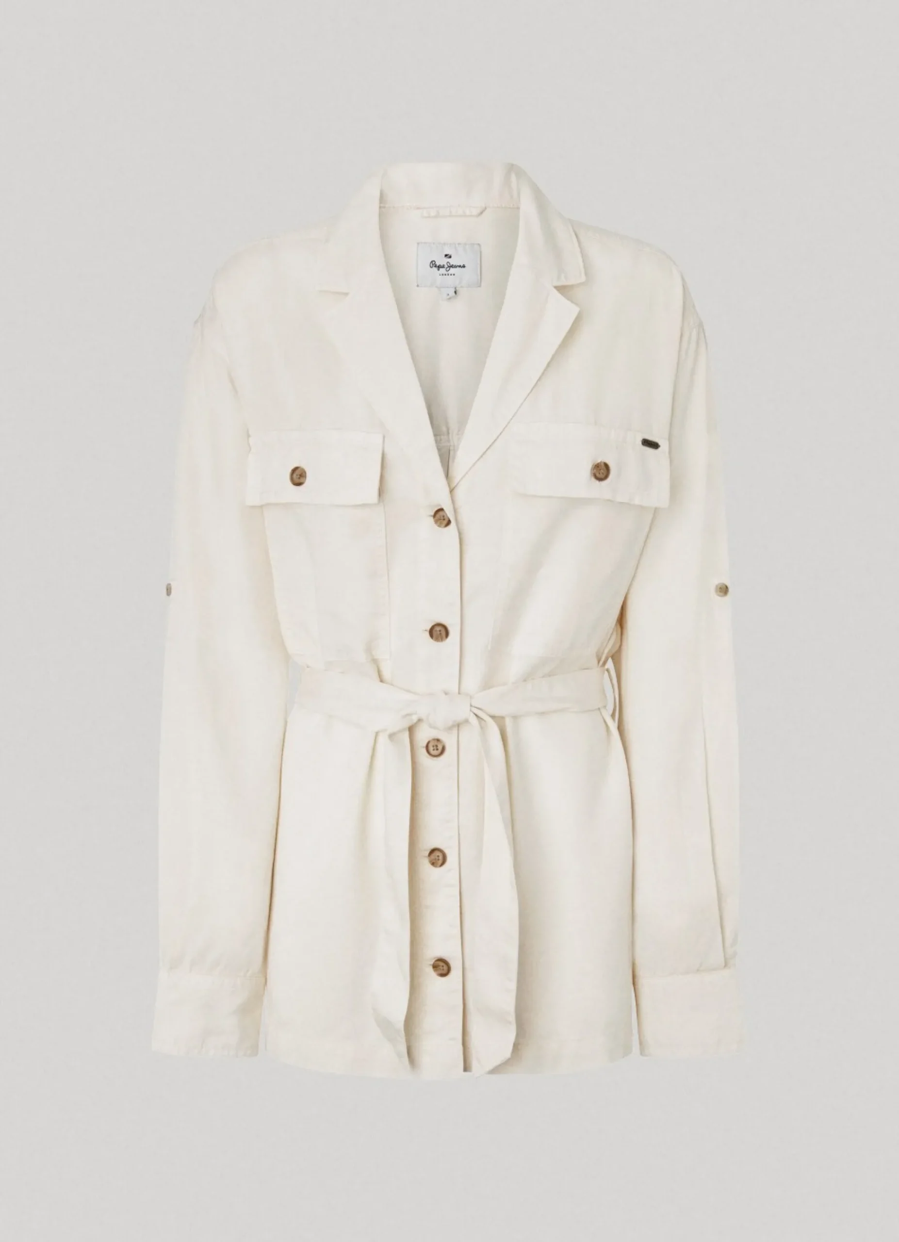 Mulher Pepe Jeans Camisas E Blusas>Sobrecamisa Comprida Relaxed Fit