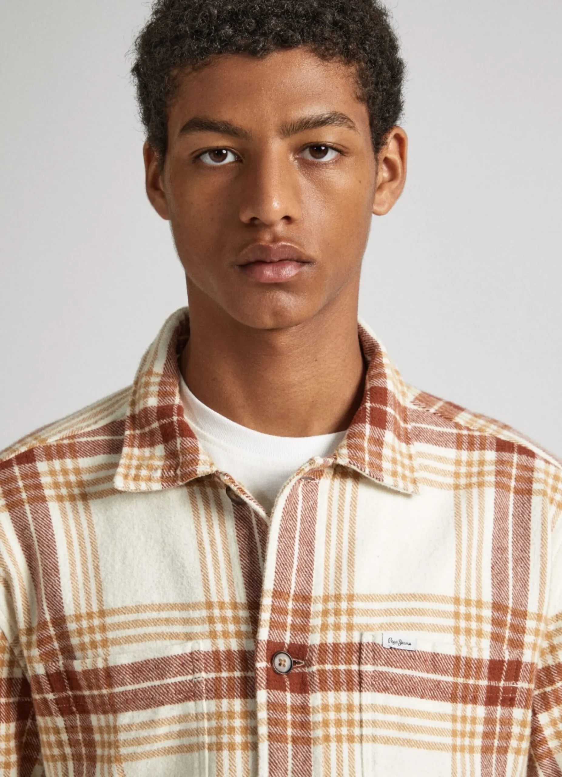 Homem Pepe Jeans Camisas>Sobrecamisa Flanela Xadrez