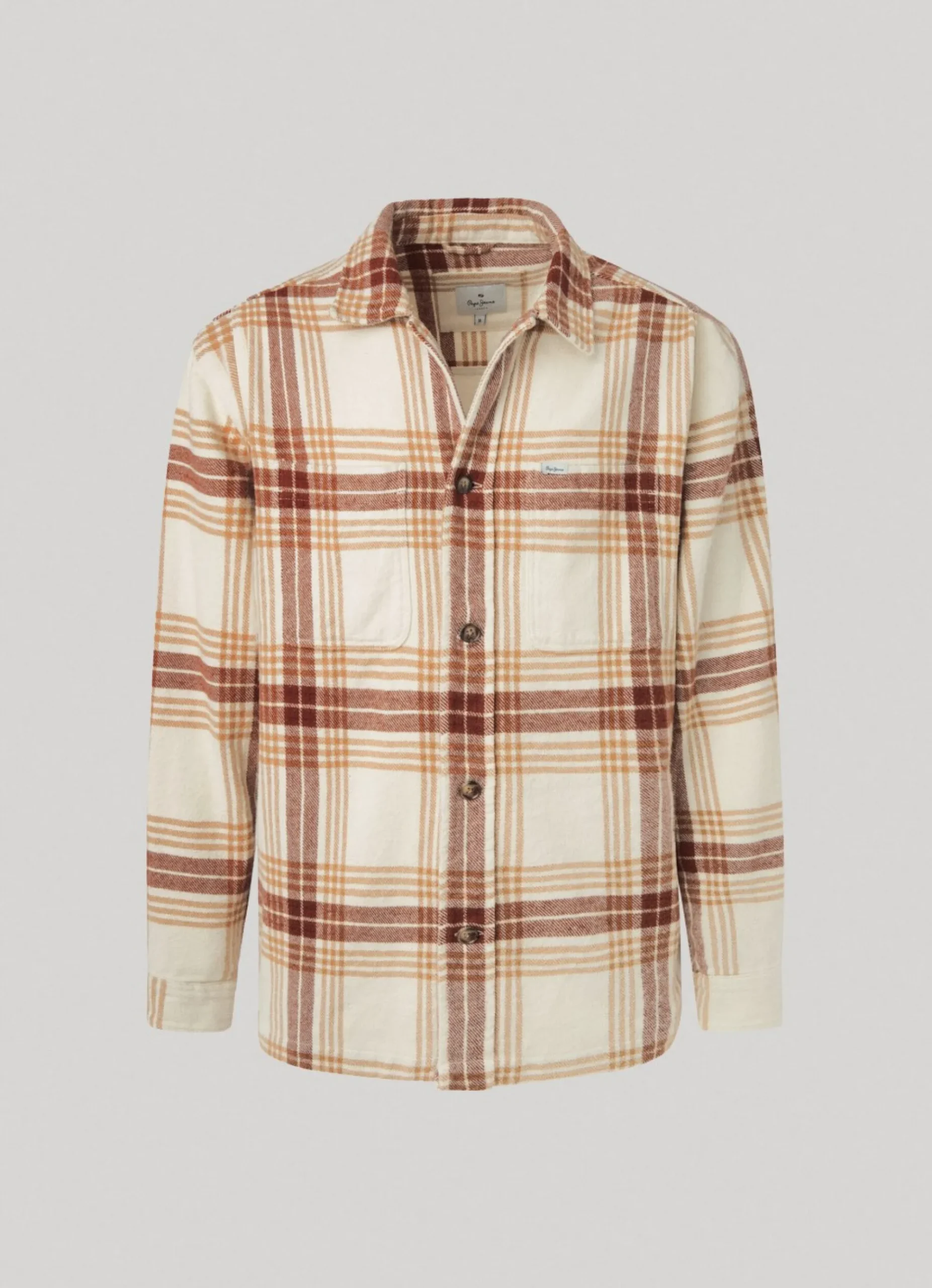 Homem Pepe Jeans Camisas>Sobrecamisa Flanela Xadrez