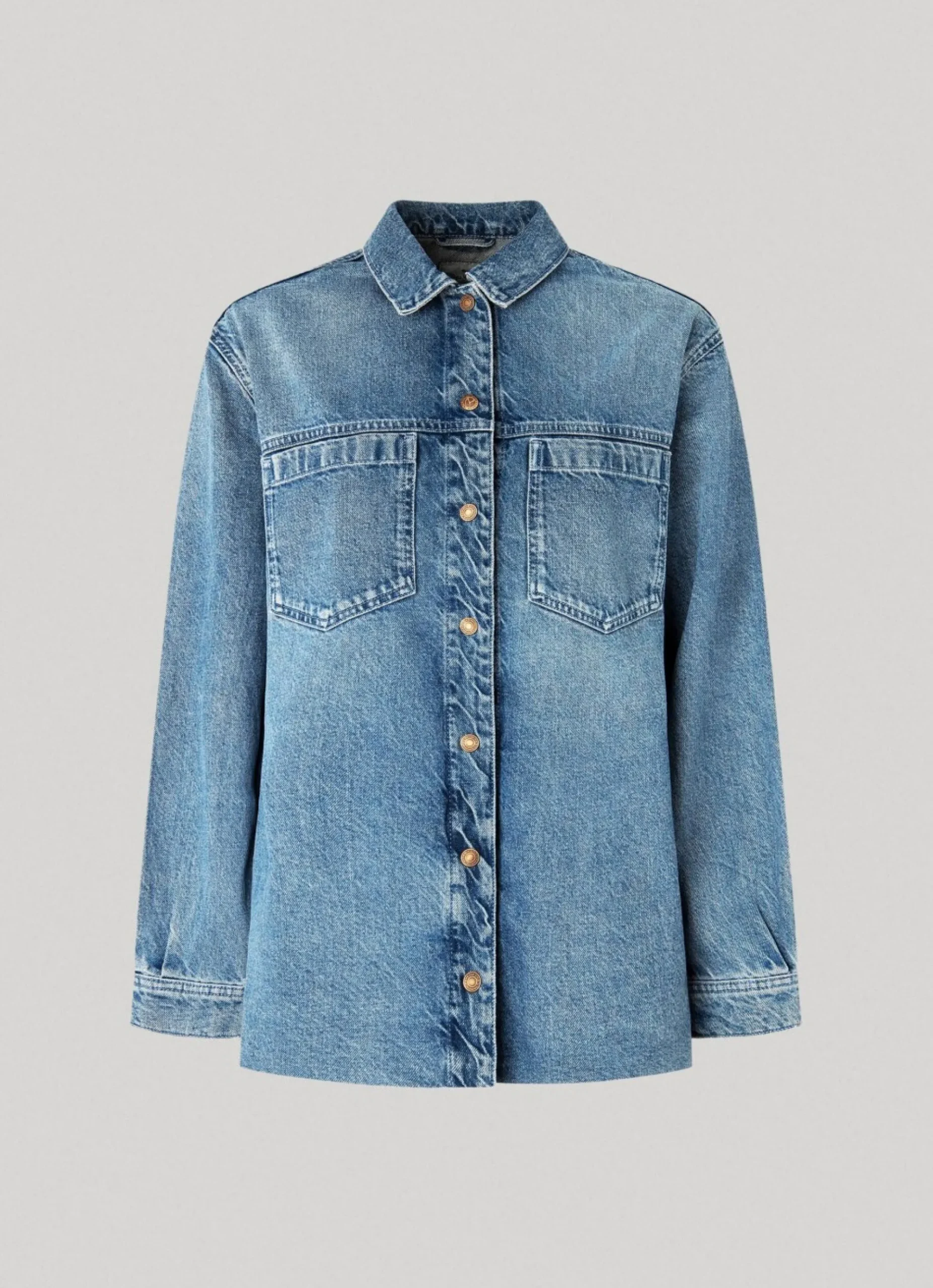 Mulher Pepe Jeans Camisas E Blusas>Sobrecamisa Regular Fit