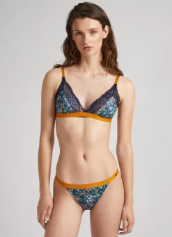 Mulher Pepe Jeans Underwear>Sutia Algodao Padrao Floral