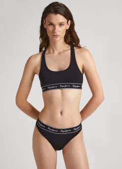 Mulher Pepe Jeans Underwear>Sutia Desportivo De Algodao