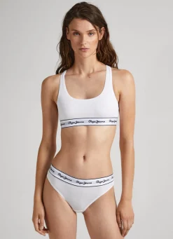 Mulher Pepe Jeans Underwear>Sutia Desportivo De Algodao