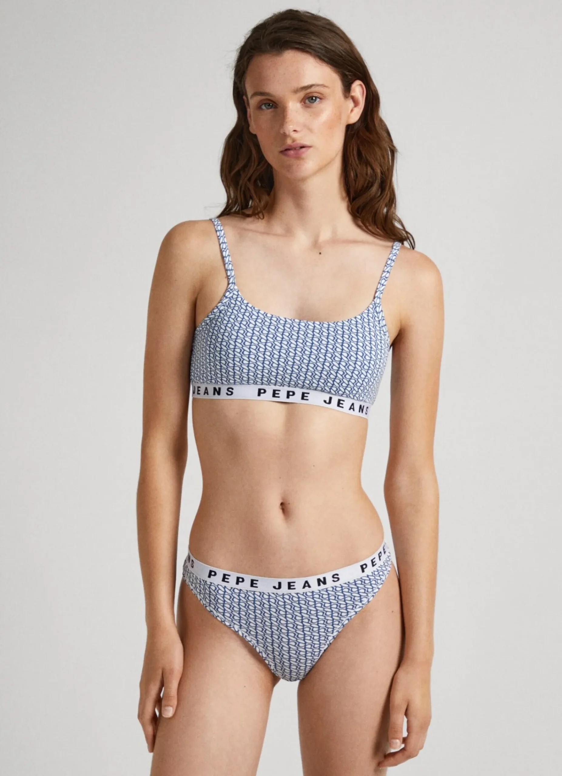Mulher Pepe Jeans Underwear>Sutia Logo Estampado All Over