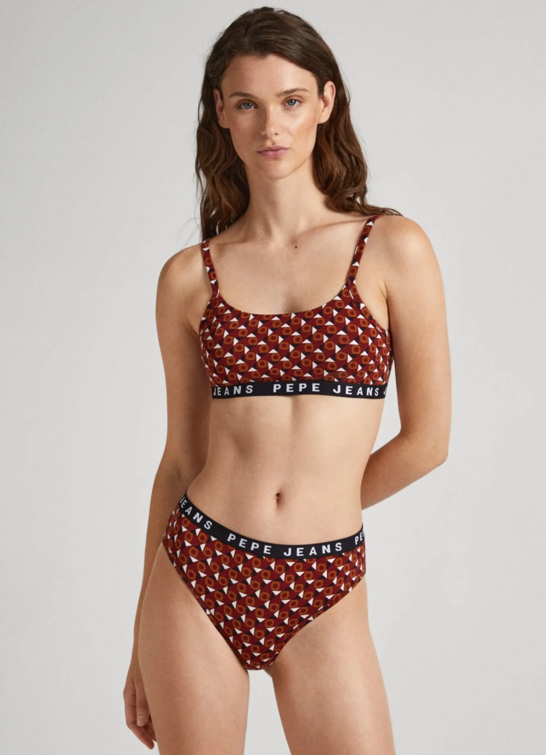 Mulher Pepe Jeans Underwear>Sutia Padrao Geometrico
