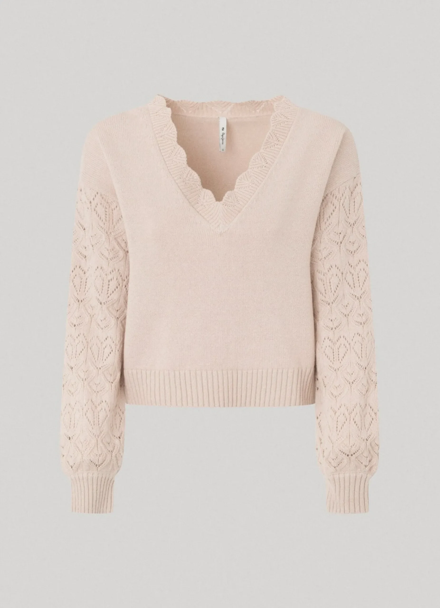 Mulher Pepe Jeans Malhas>Sweater Com Bordado Nas Mangas