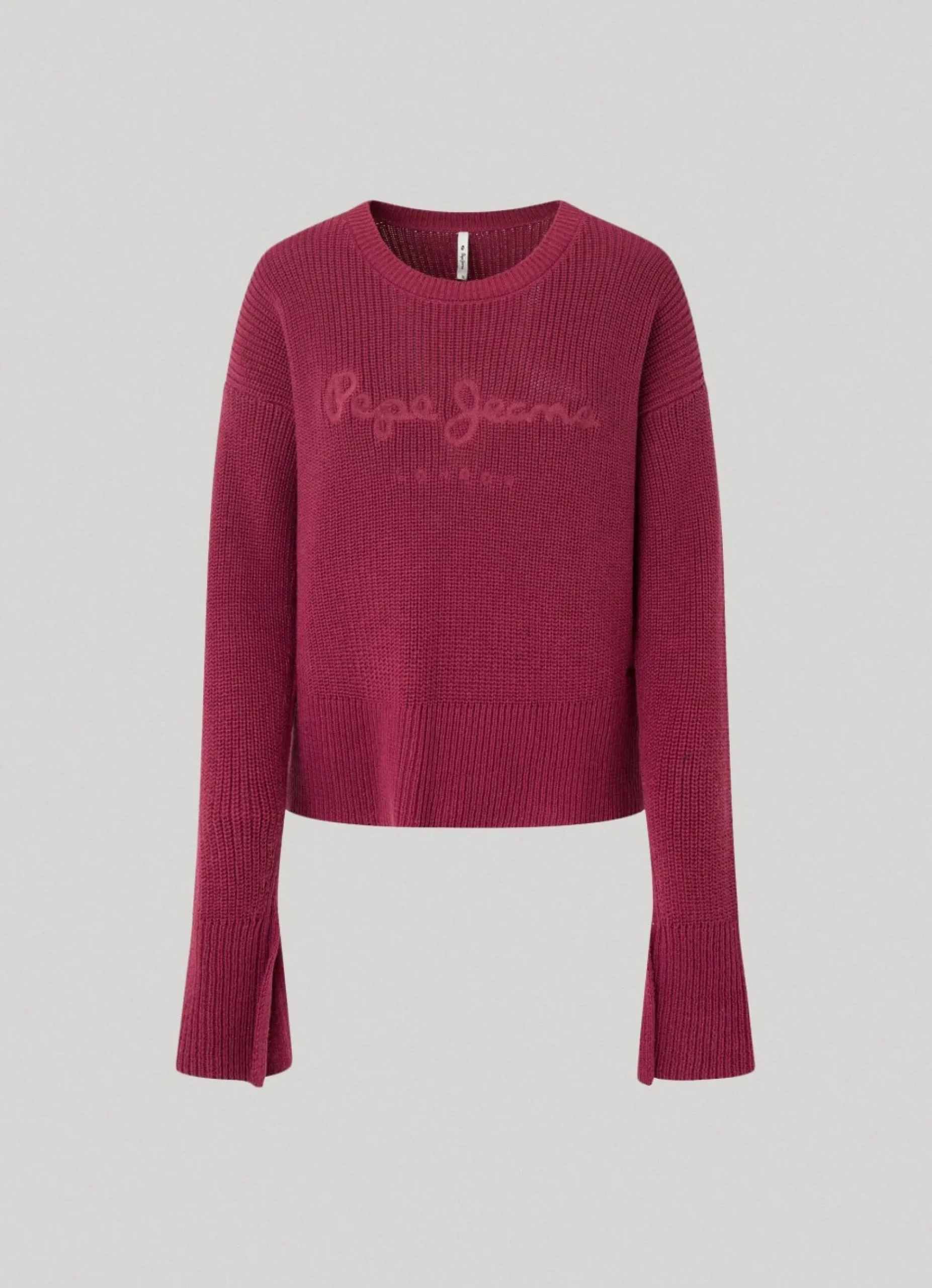 Mulher Pepe Jeans Malhas>Sweater Com Logo Bordado