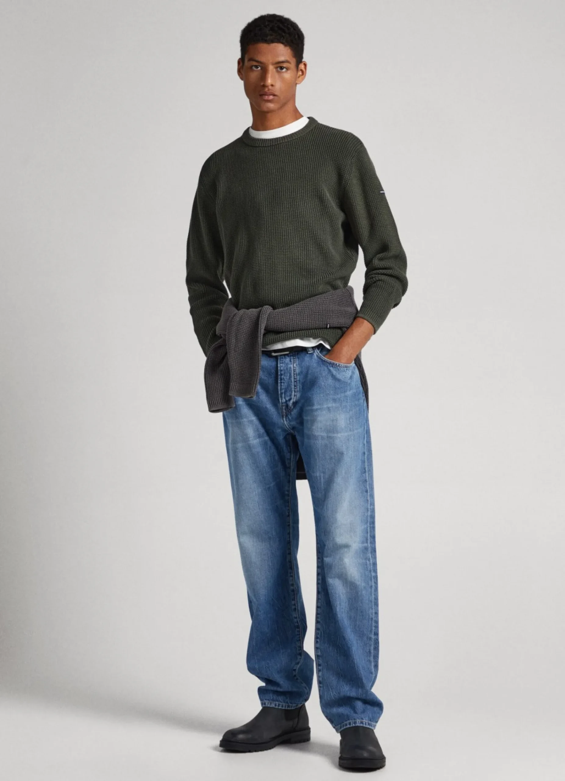 Homem Pepe Jeans Malhas>Sweater De Gola Redonda