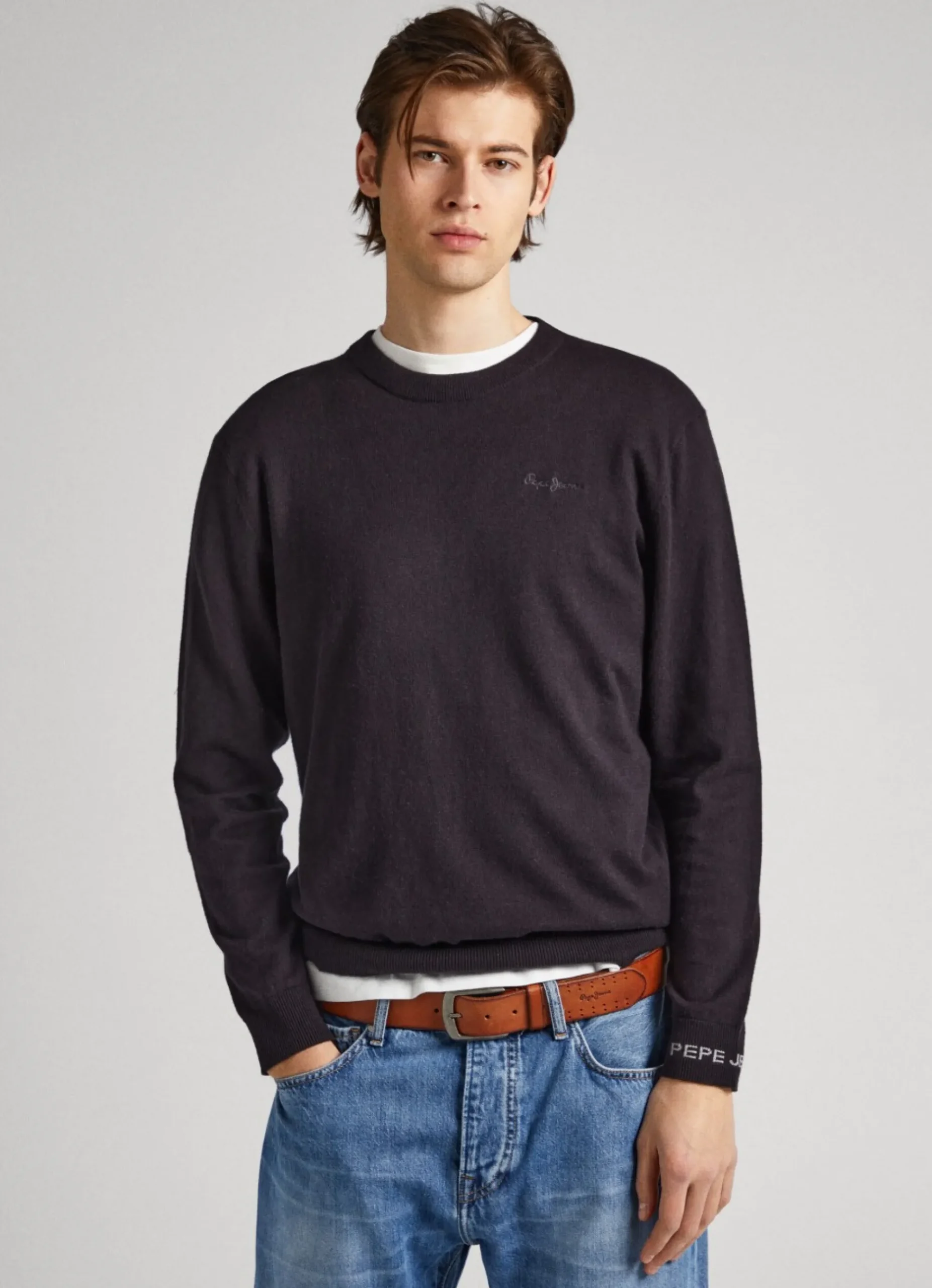 Homem Pepe Jeans Malhas>Sweater De Gola Redonda