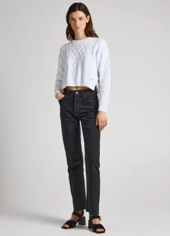 Mulher Pepe Jeans Malhas>Sweater De Malha Entrancada