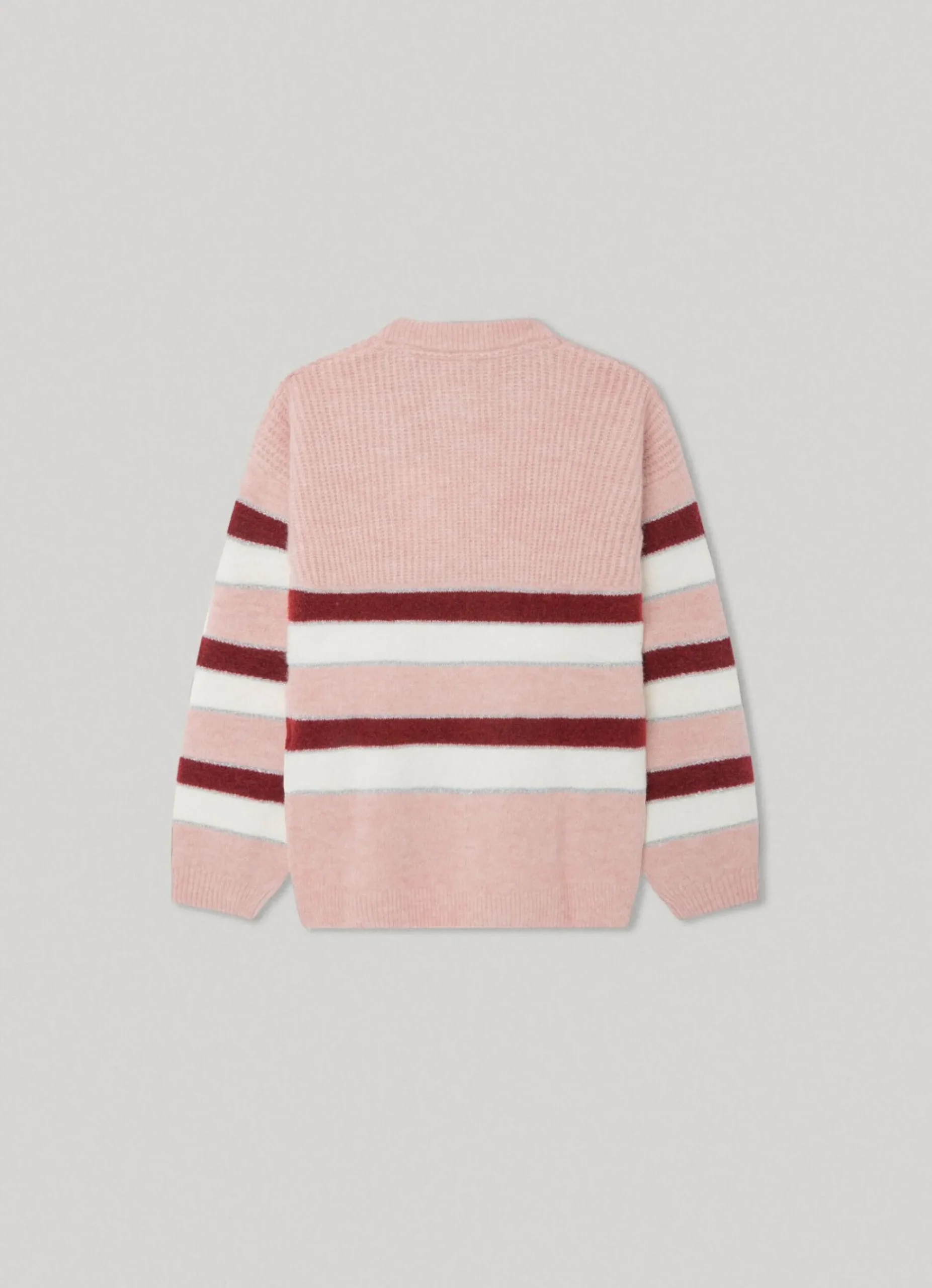 Rapariga Pepe Jeans Sweatshirts E Malhas>Sweater Decote Redondo As Riscas