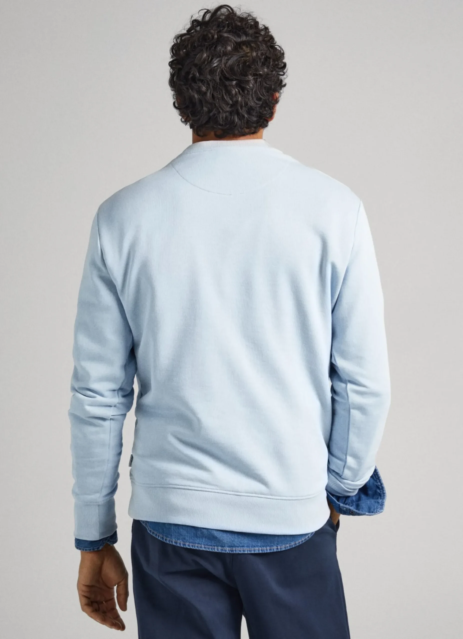 Homem Pepe Jeans Sweatshirts>Sweatshirt Algodao Gola Redonda