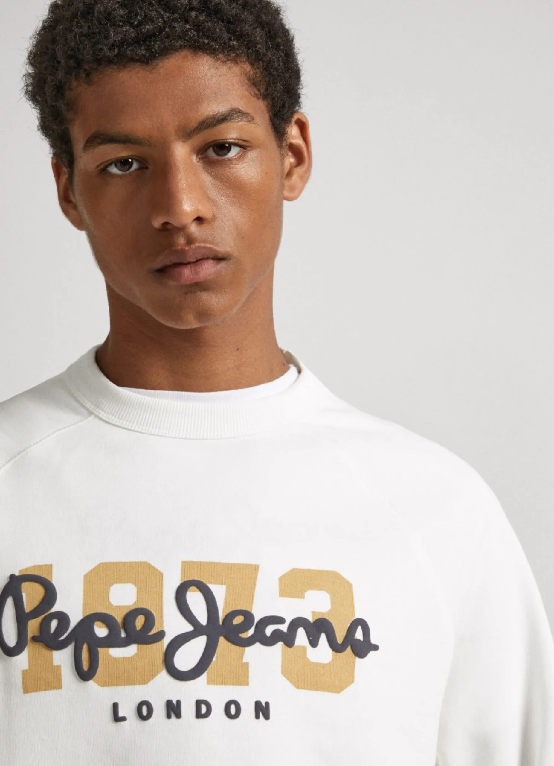 Homem Pepe Jeans Sweatshirts>Sweatshirt Algodao Logo Estampado