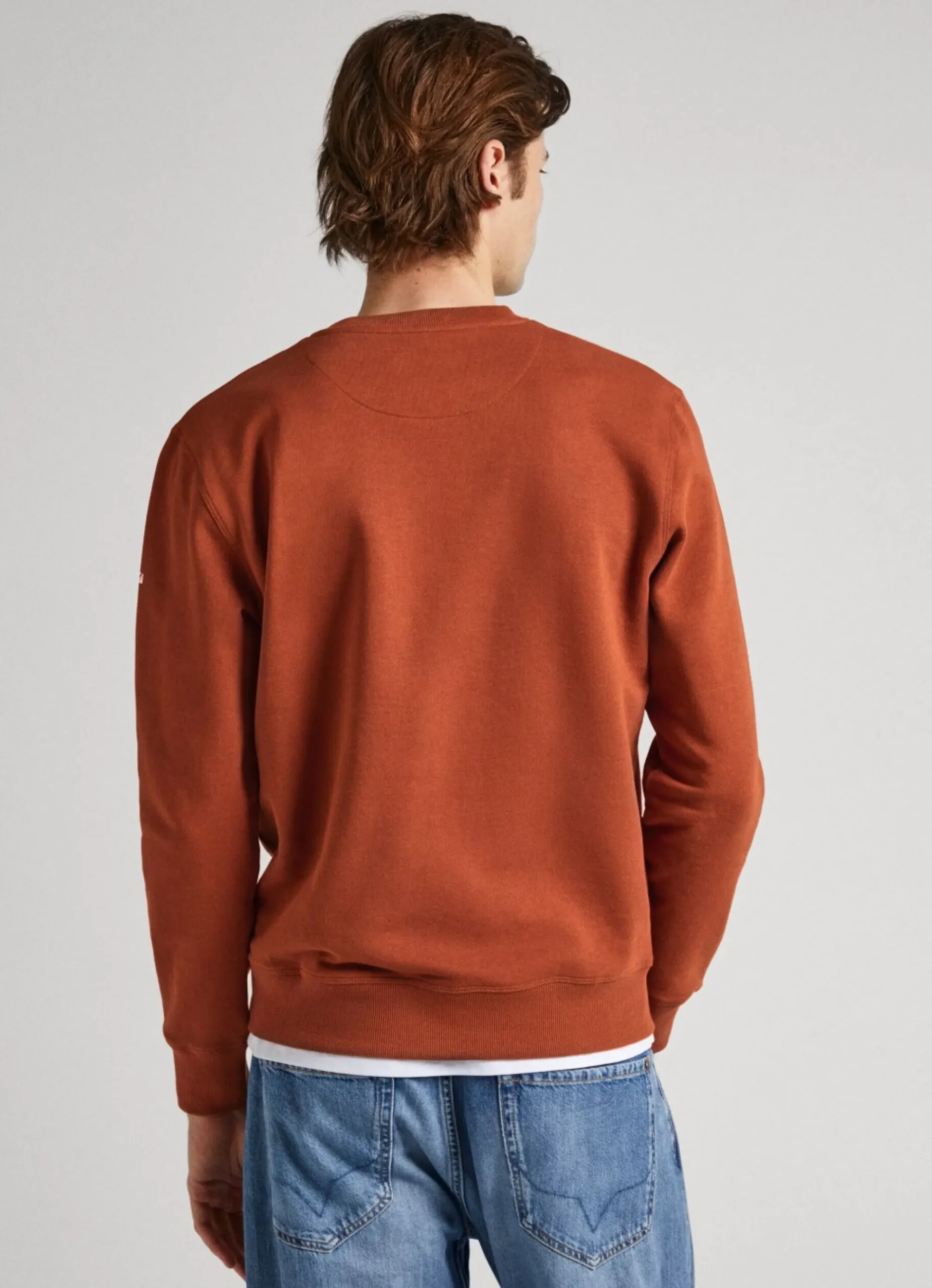 Homem Pepe Jeans Sweatshirts>Sweatshirt Algodao Logo Estampado
