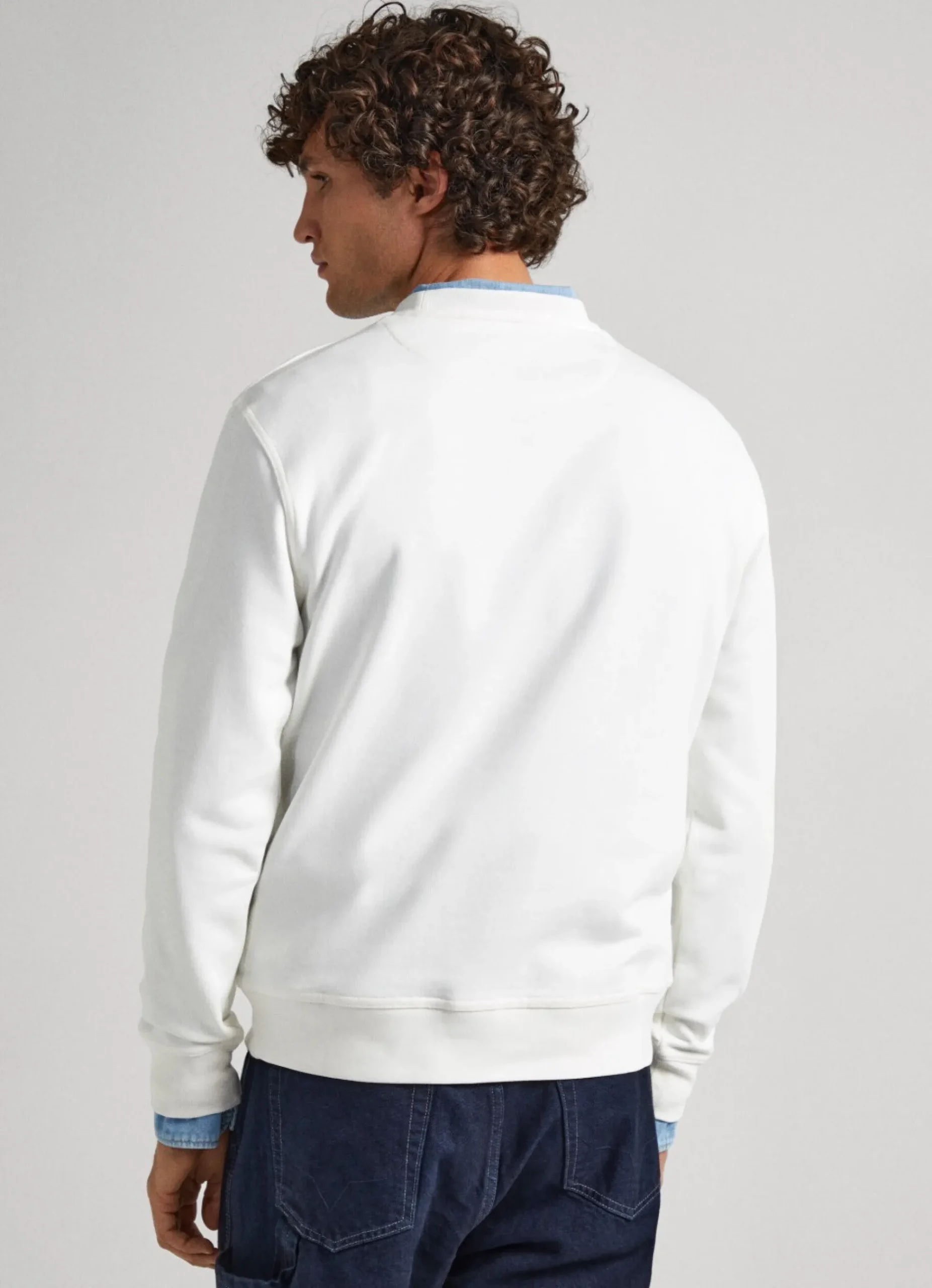 Homem Pepe Jeans Sweatshirts>Sweatshirt Algodao Logo Estampado