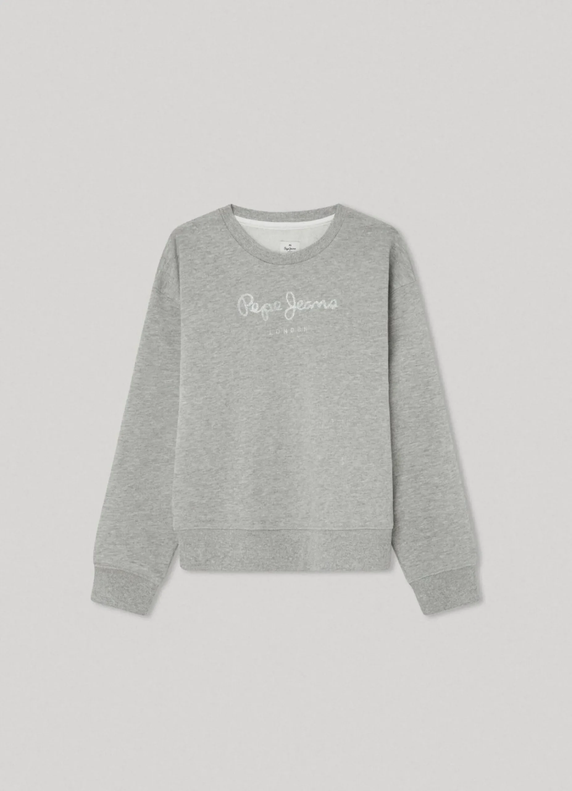 Rapariga Pepe Jeans Sweatshirts E Malhas>Sweatshirt Algodao Logo Estampado