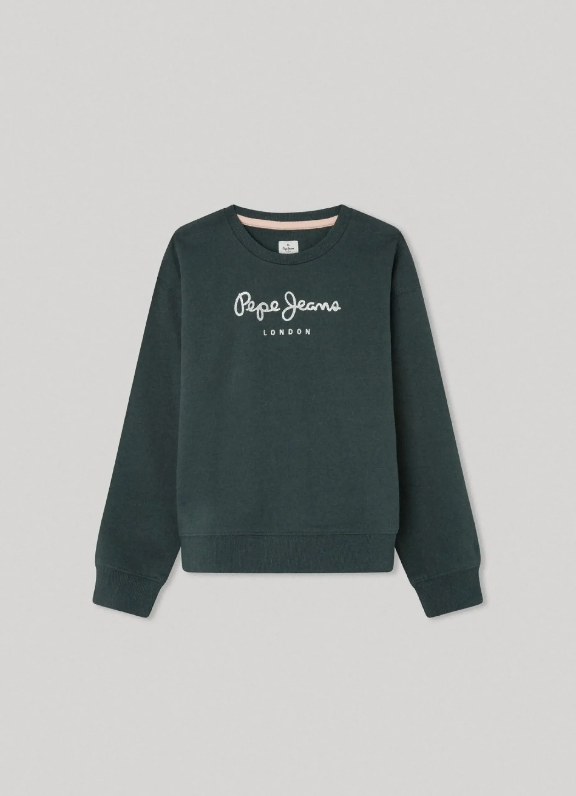 Rapariga Pepe Jeans Sweatshirts E Malhas>Sweatshirt Algodao Logo Estampado
