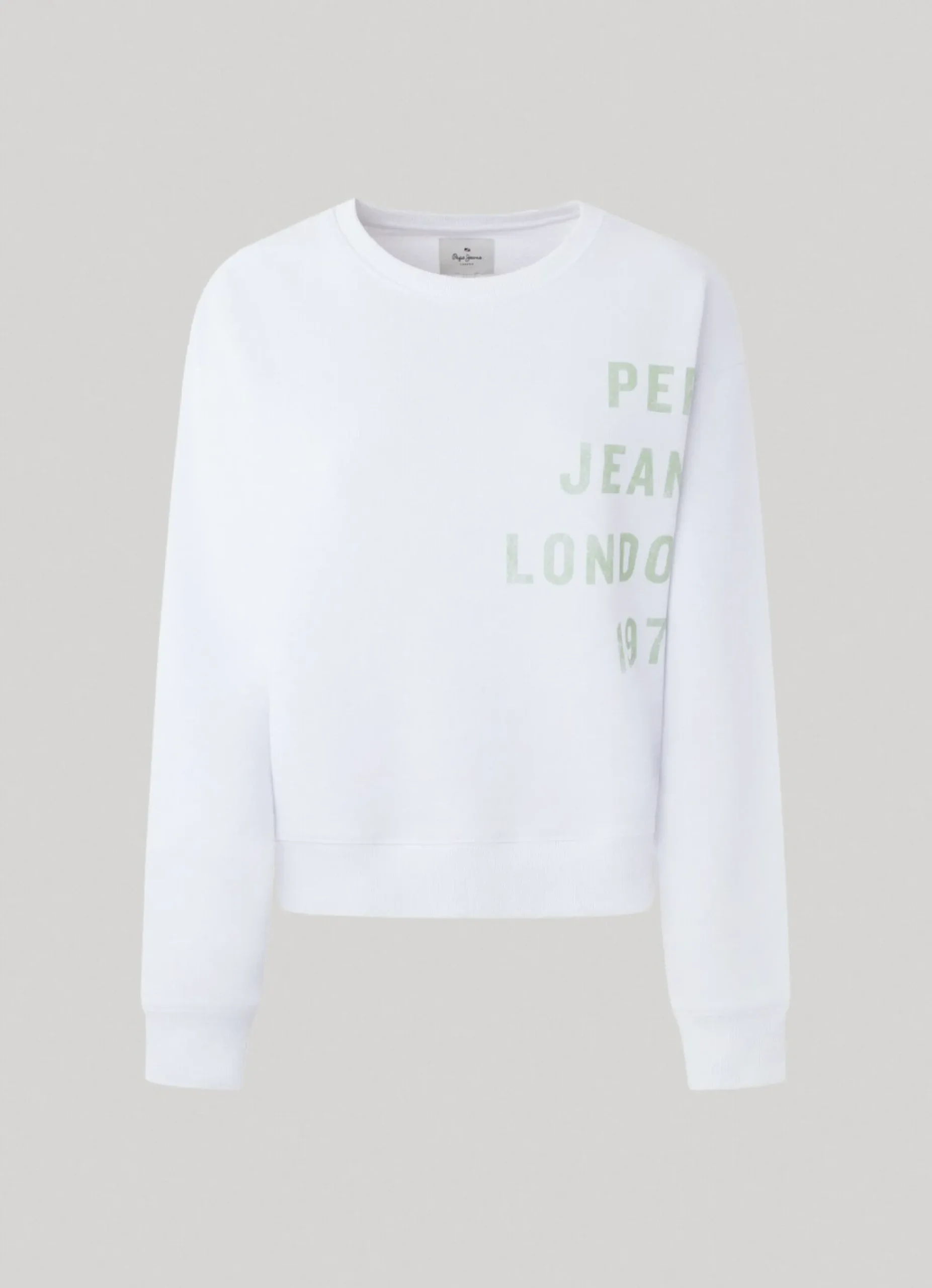 Mulher Pepe Jeans Sweatshirts>Sweatshirt Algodao Logo Estampado