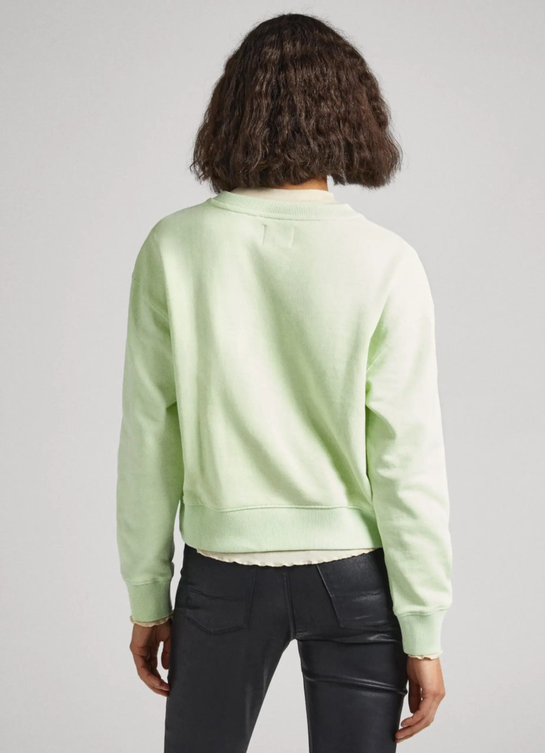 Mulher Pepe Jeans Sweatshirts>Sweatshirt Algodao Logo Estampado