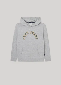 Rapaz Pepe Jeans Sweatshirts E Malhas>Sweatshirt Capuz Ajustavel