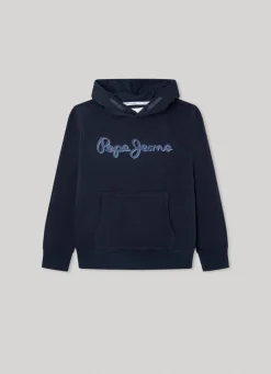 Rapaz Pepe Jeans Sweatshirts E Malhas>Sweatshirt Capuz Ajustavel