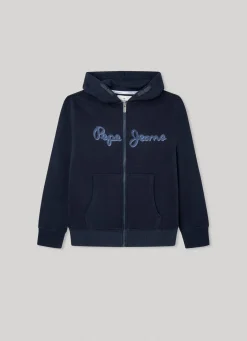 Rapaz Pepe Jeans Sweatshirts E Malhas>Sweatshirt Com Fecho De Correr
