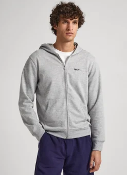 Homem Pepe Jeans Underwear>Sweatshirt Com Fecho Logo Estampado