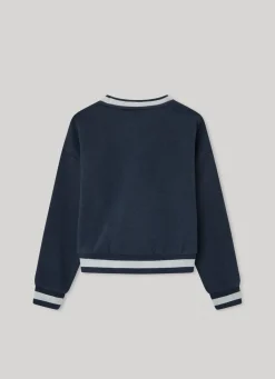 Rapariga Pepe Jeans Sweatshirts E Malhas>Sweatshirt Logo Estampado