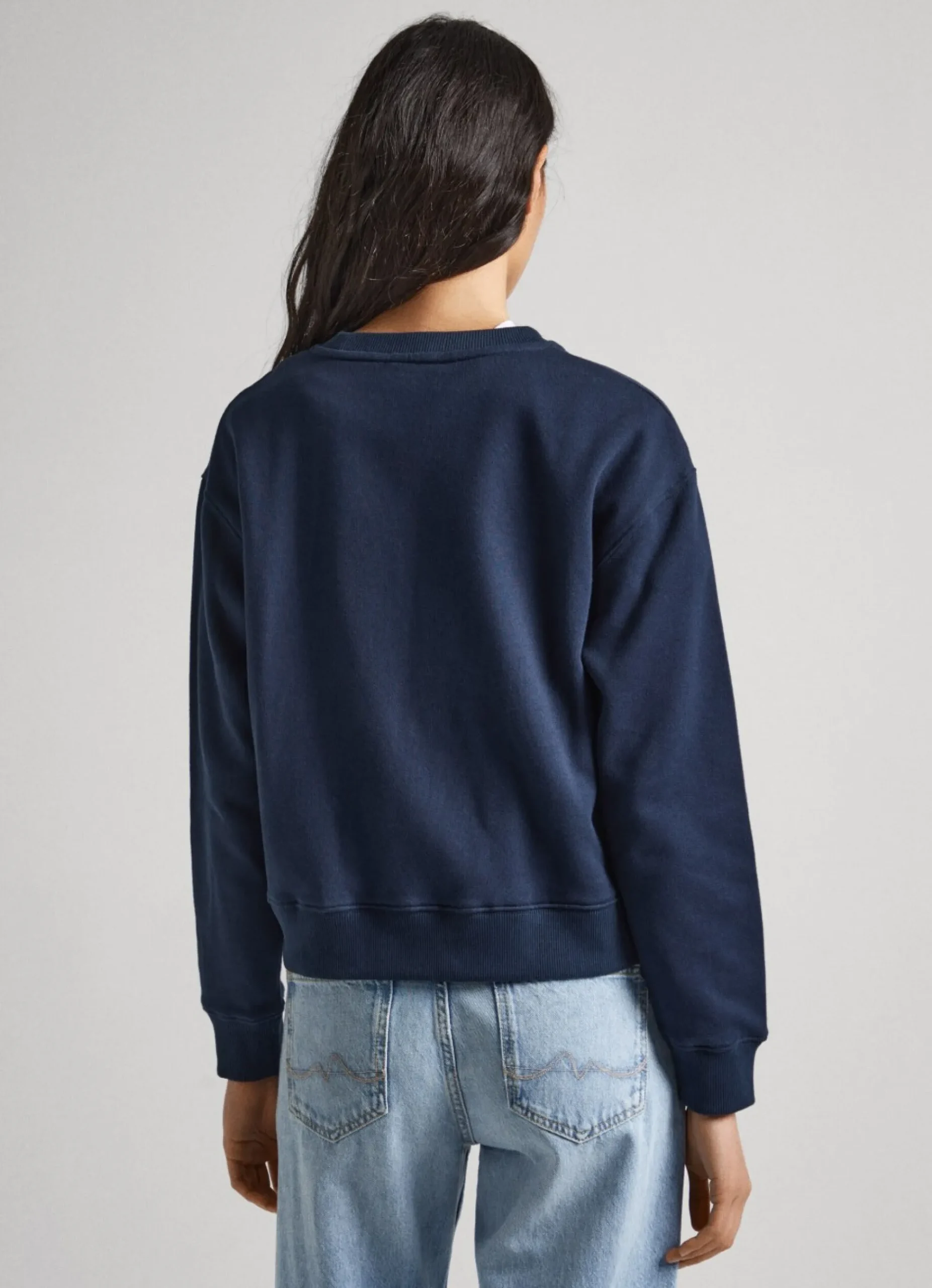 Mulher Pepe Jeans Sweatshirts>Sweatshirt Logo Estampado Bordado