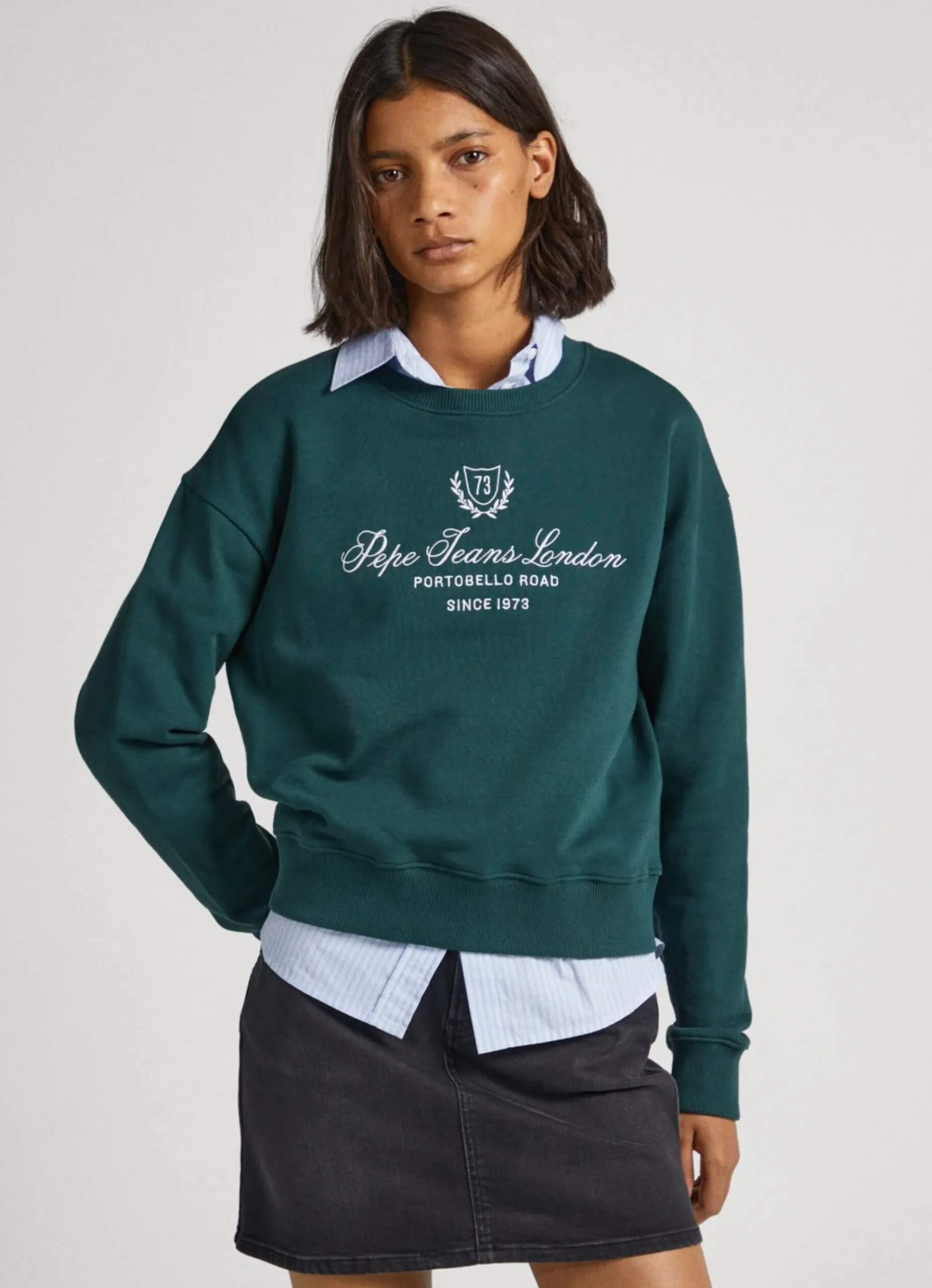 Mulher Pepe Jeans Sweatshirts>Sweatshirt Logo Estampado