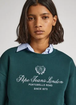 Mulher Pepe Jeans Sweatshirts>Sweatshirt Logo Estampado