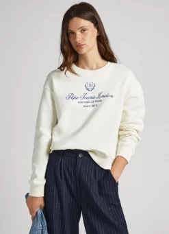 Mulher Pepe Jeans Sweatshirts>Sweatshirt Logo Estampado