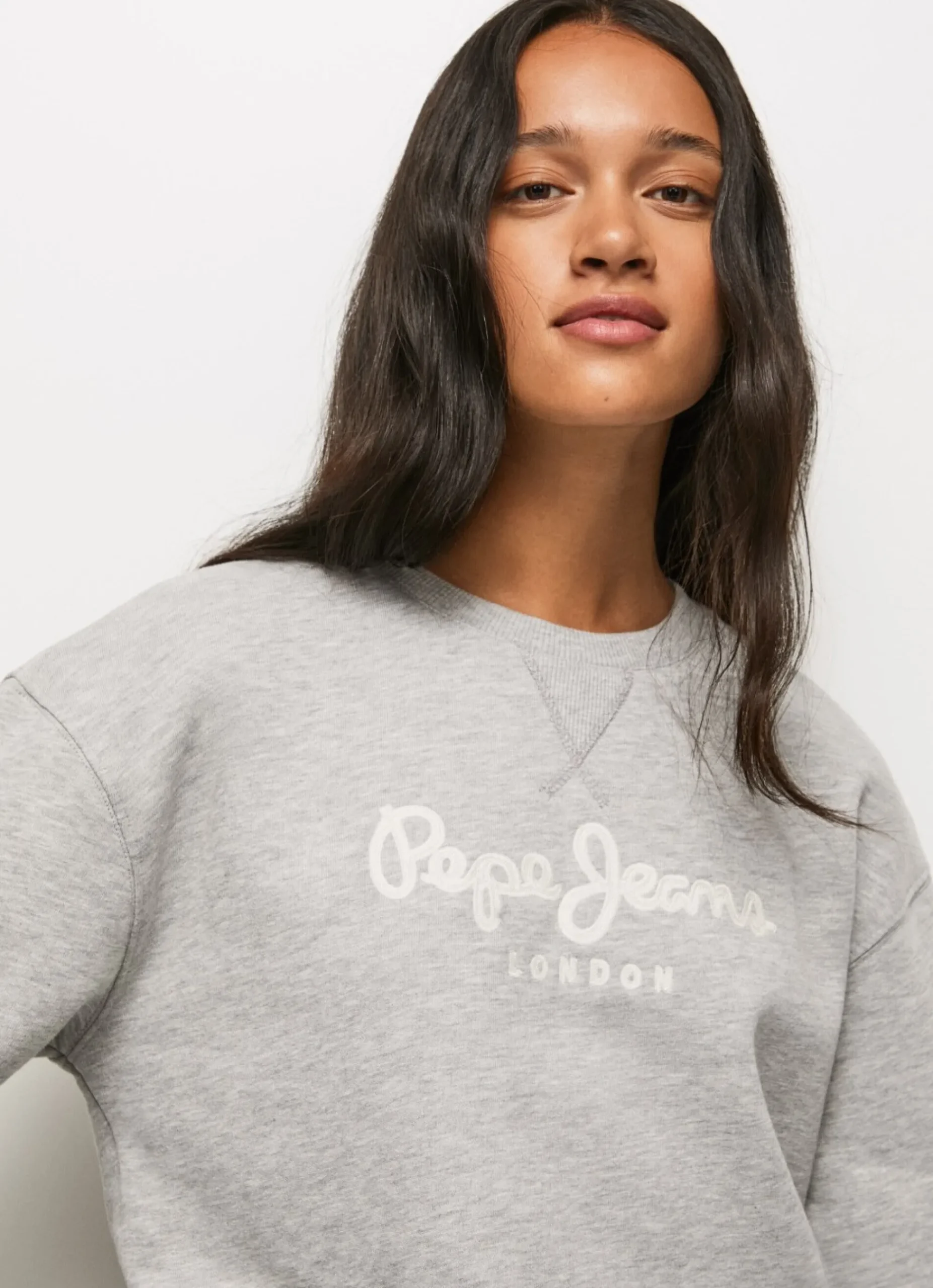 Mulher Pepe Jeans Sweatshirts>Sweatshirt Logo Estampado