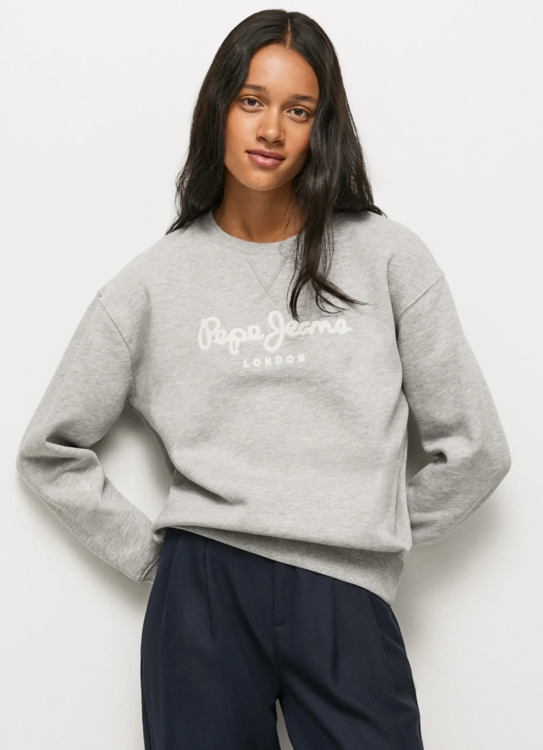 Mulher Pepe Jeans Sweatshirts>Sweatshirt Logo Estampado