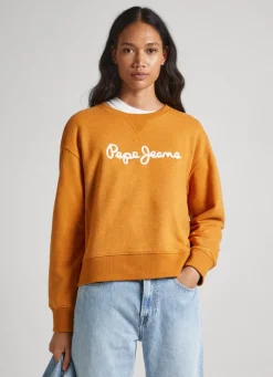 Mulher Pepe Jeans Sweatshirts>Sweatshirt Logo Estampado