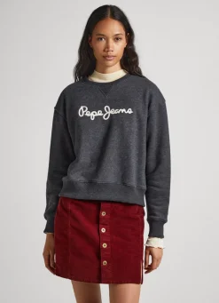 Mulher Pepe Jeans Sweatshirts>Sweatshirt Logo Estampado