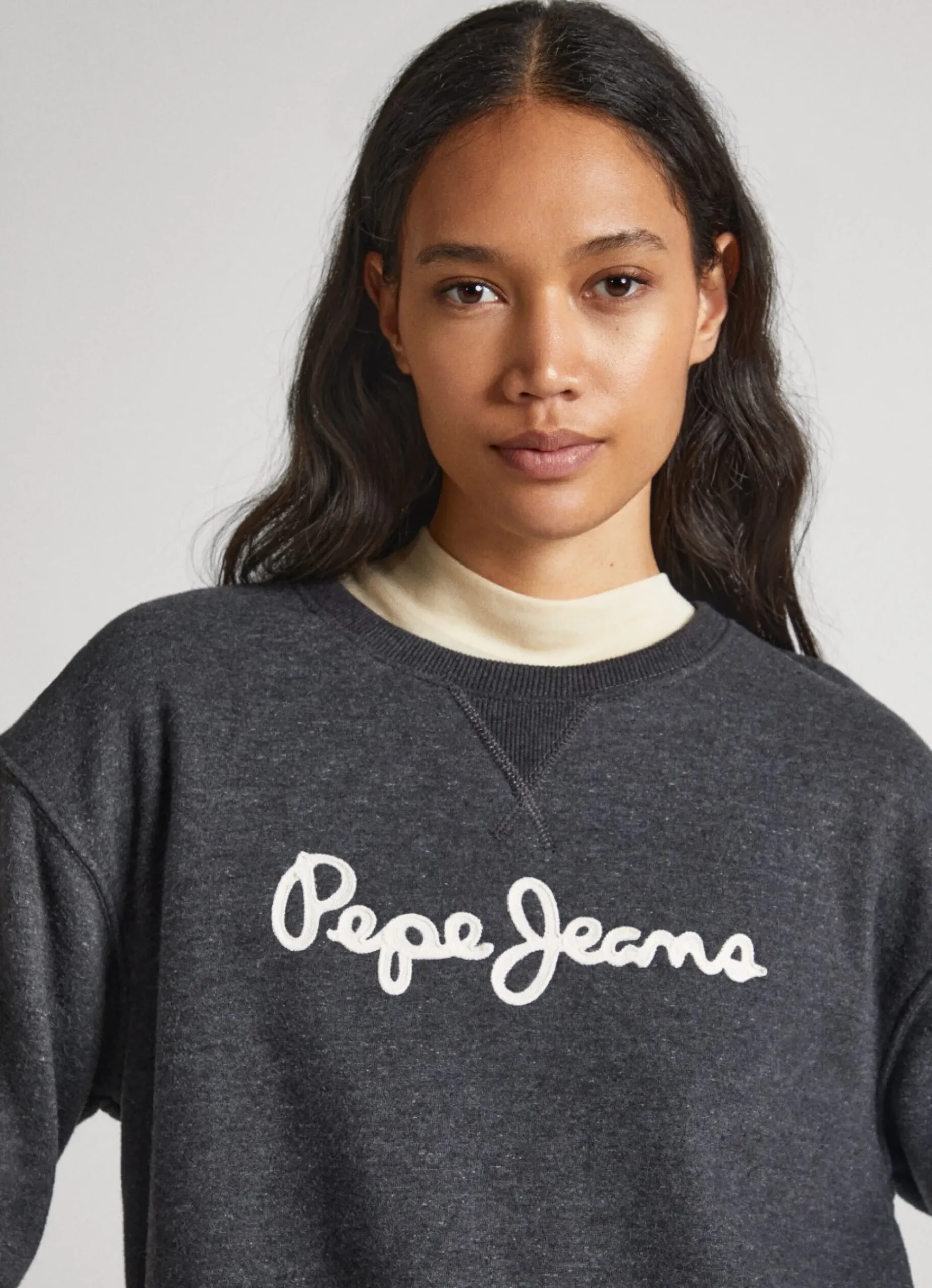 Mulher Pepe Jeans Sweatshirts>Sweatshirt Logo Estampado